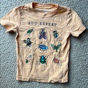 Cat & Jack Orange Short Sleeve Bug Tee